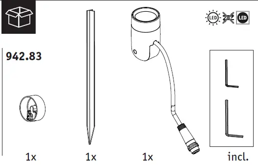 Paulmann 942.83 24 V Plug & Shine Garden Lighting System 01
