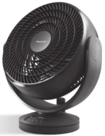 Honeywell HF715BE Turbo Force Power Digital Osccillating Floor Fan