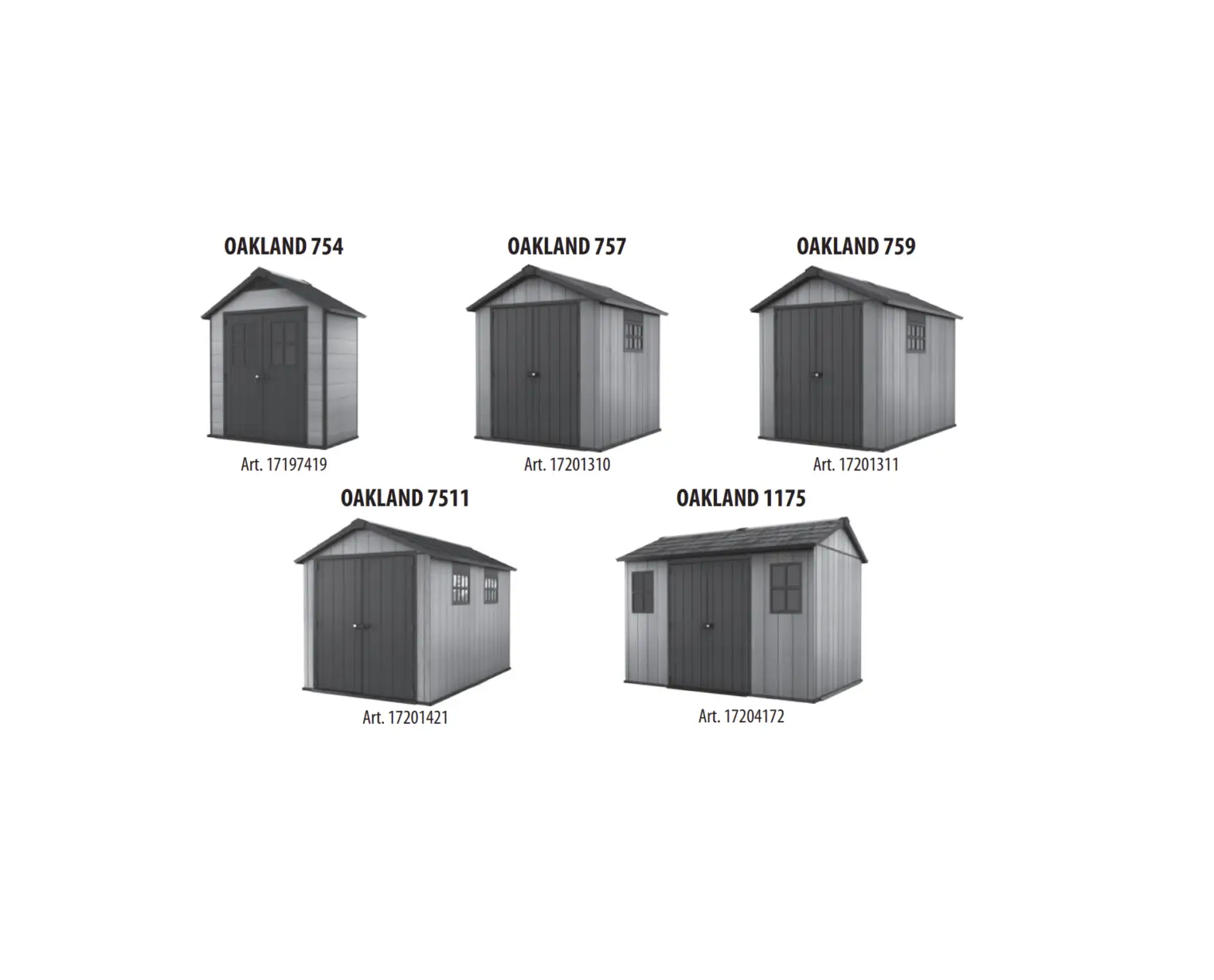 Keter Oakland 754 Outdoor Storage Shed Instruction Manual Keter Oakland 754 Outdoor Storage Shed Instruction Manual