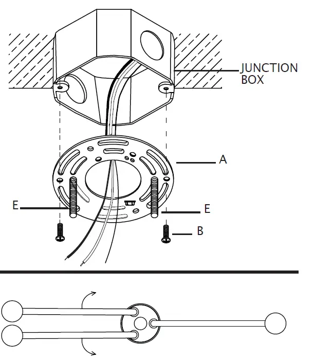 elk HE 8150, 81515 Chandelier IOM instruction 1
