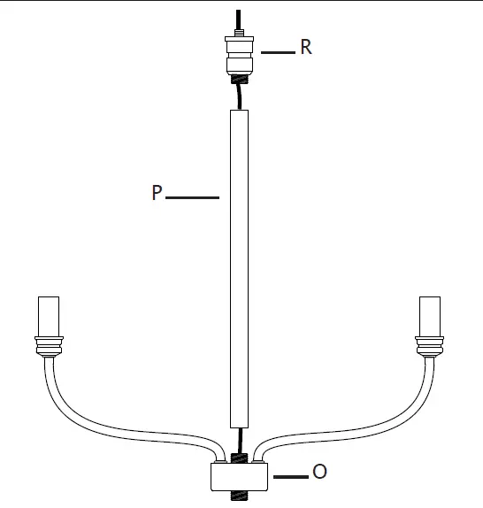 elk HE 8150, 81515 Chandelier IOM instruction 2