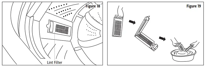 Magic Chef MCSTCW09W2 0 9 Cu Ft Compact Portable Top Load Washer - CLEANING LINT FILTER