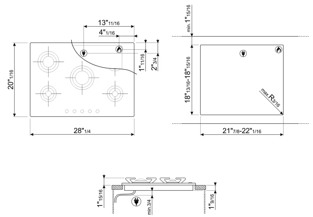 smeg-PU75ES-Cooktop-fig-1