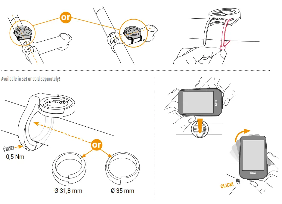 SIGMA POX 2.0 GPS Bike Computer - fig2