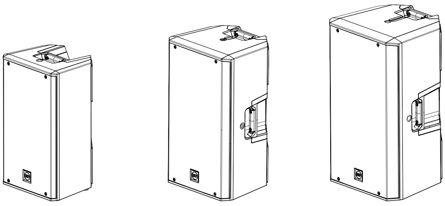 RCF COMPACT A 10 Professional Speakers fig 1