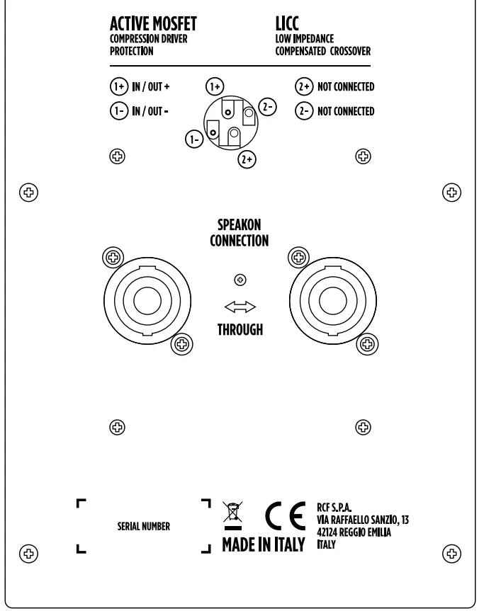 RCF COMPACT A 10 Professional Speakers fig 2