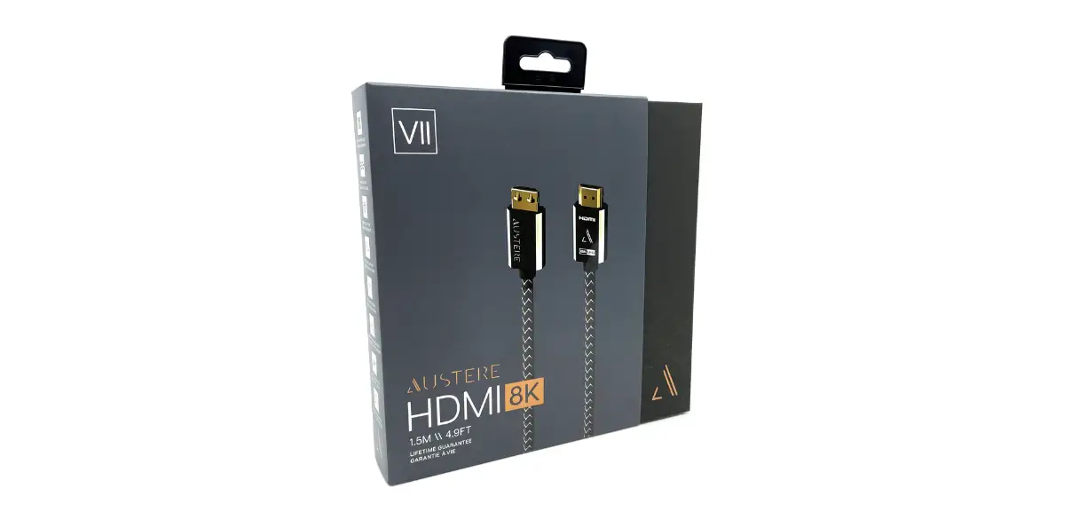 Austere 7s-8khd2-2.5m Vii Series 8k Hdmi Cable User Guide Austere 7s-8khd2-2.5m Vii Series 8k Hdmi Cable User Guide