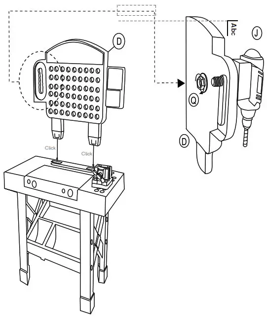 kogan NBTOLBCPSTA Kids Tool Bench Station Playset - 8