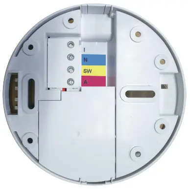 red SMOKE ALARMS R240ACB Isolated Base - fig