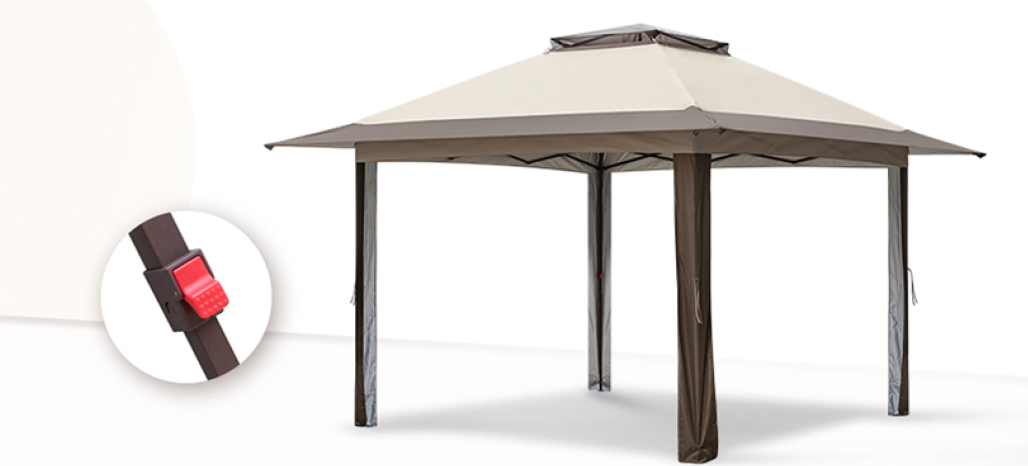 EAGLE PEAK E169MN-BGE-AZ Pop-Up Gazebo Tent Instant 3