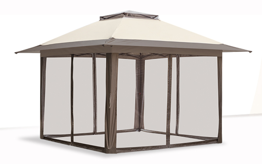 EAGLE PEAK E169MN-BGE-AZ Pop-Up Gazebo Tent Instant 4