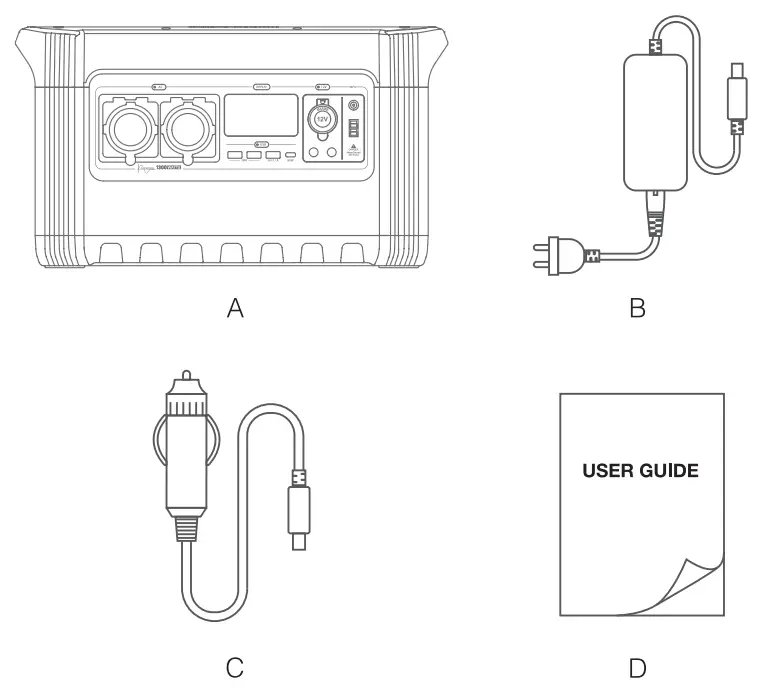 iTECHWORLD iTECH1300P Portable Power Station - 1