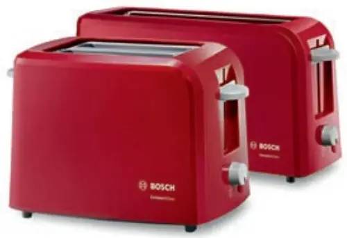 BOSCH TAT3A011 White 2 Slice Toaster