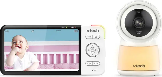 vtech RM5754HD 5Inch Smart Wi-Fi Enabled Video Baby Monitor-FIG1