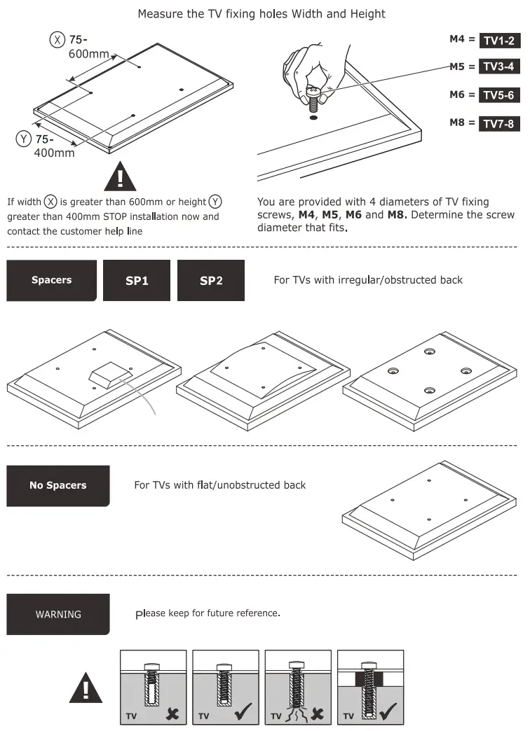 DQ 17-1202 Wall-Support Mobile TV Stand - Fig 7