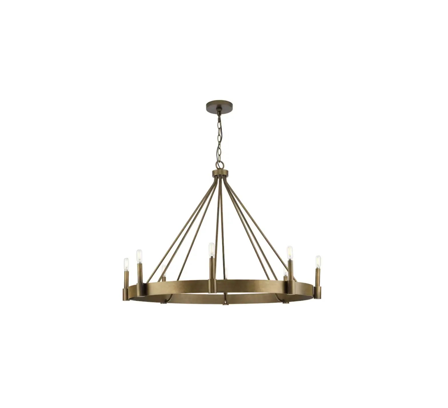 Progress Lighting P400319 8-light Aged Bronze Farmhouse Chandelier Installation Guide