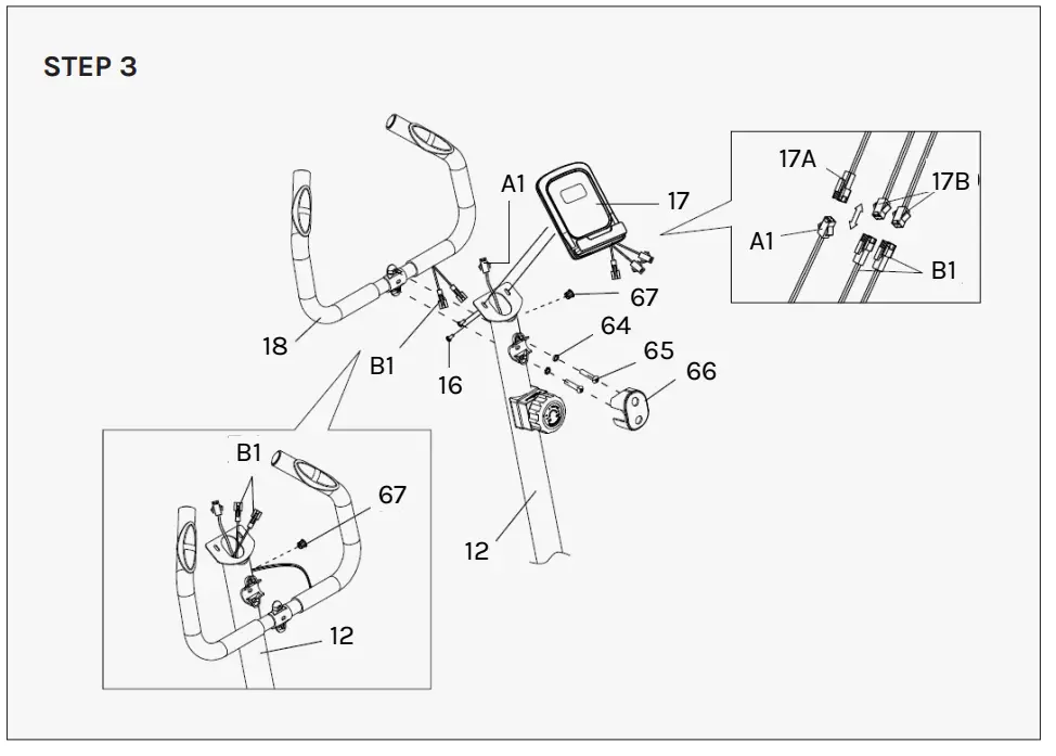 LSG ERG-200 Exercise Bike - Digaram 5