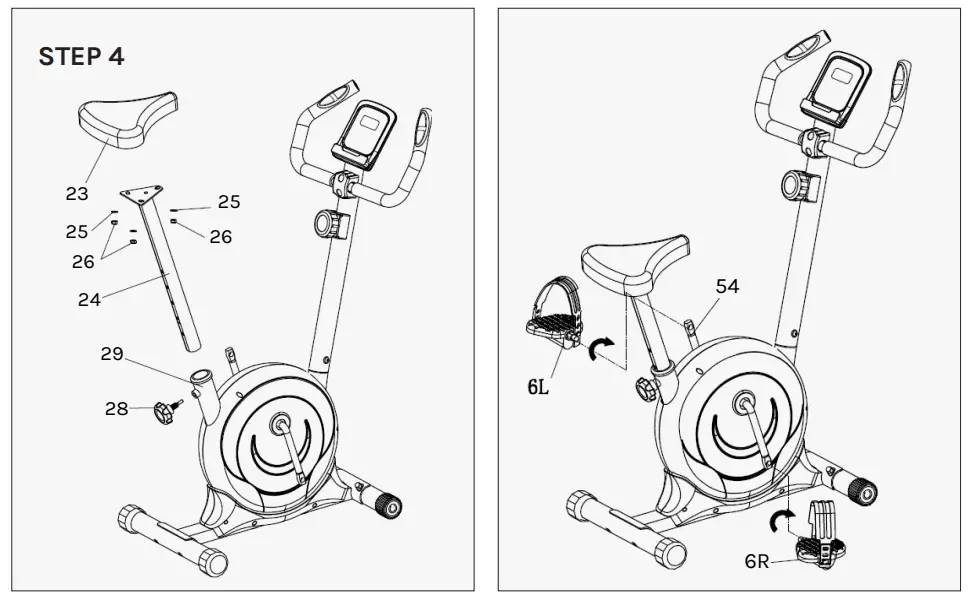LSG ERG-200 Exercise Bike - Digaram 6