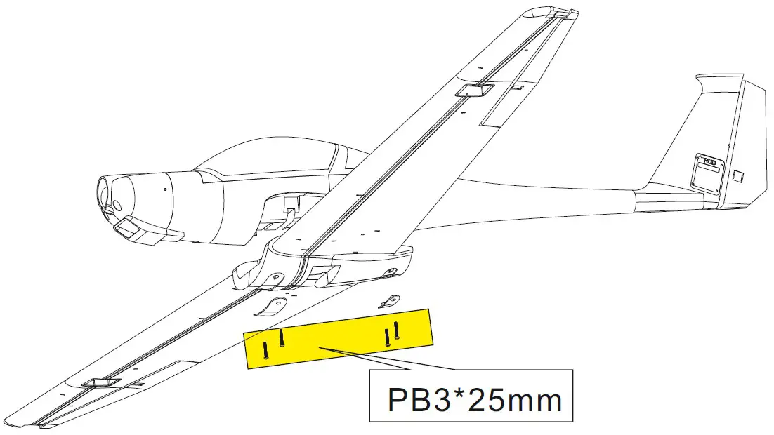 AMEWi D-KVOK Super Dimona - ASSEMBLING - Step 3
