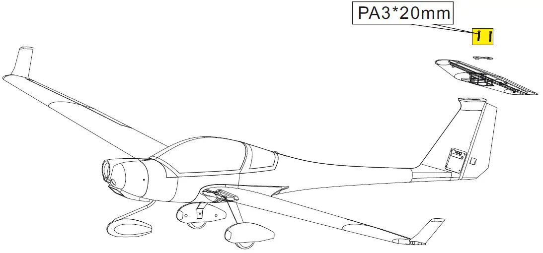 AMEWi D-KVOK Super Dimona - ASSEMBLING - Step 5