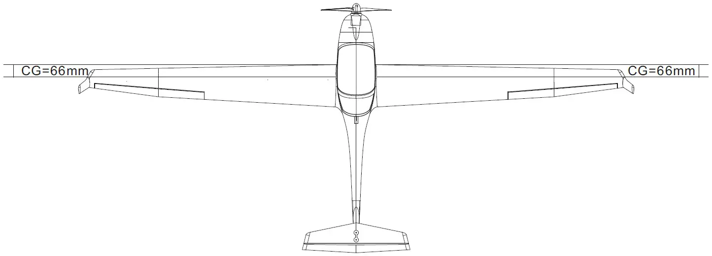 AMEWi D-KVOK Super Dimona - CENTER OF GRAVITY