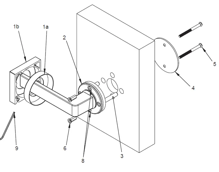 ALLEGION 2821 Series Dummy Lever 2.