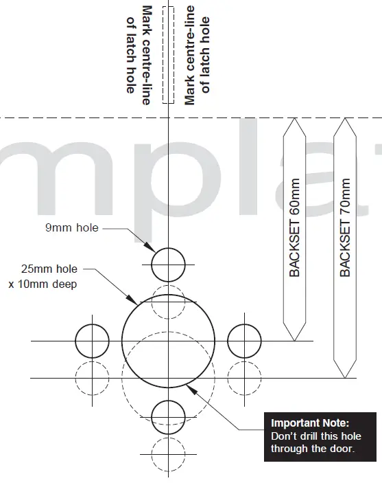 ALLEGION 2821 Series Dummy Lever 3