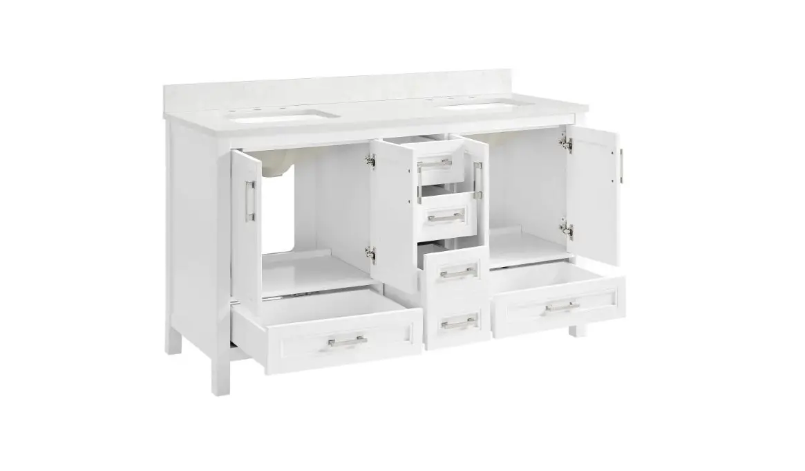 Allen Roth 60-in Vanity With Top 1541va-60-201-925 Installation Guide