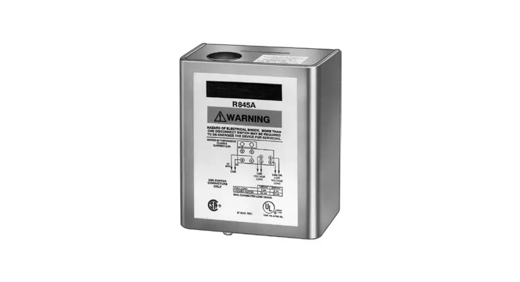Industrial Controls Ra89 Hydronic Switching Relay User Manual