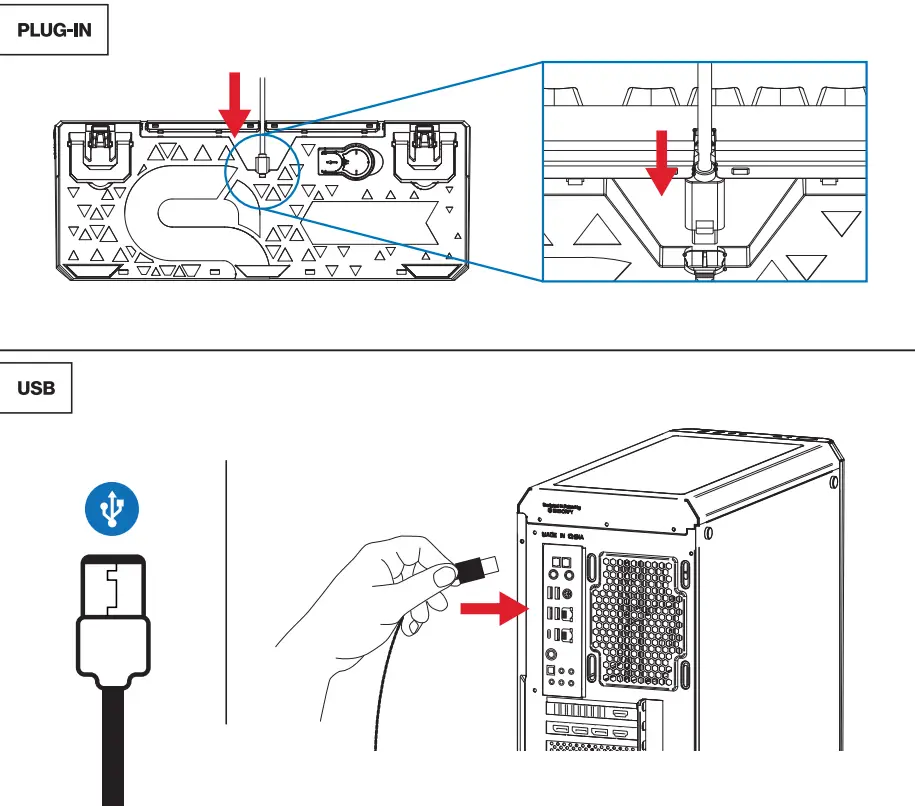 ENDORFY EY5A007 Thock TKL Pudding Onyx White - fig 1