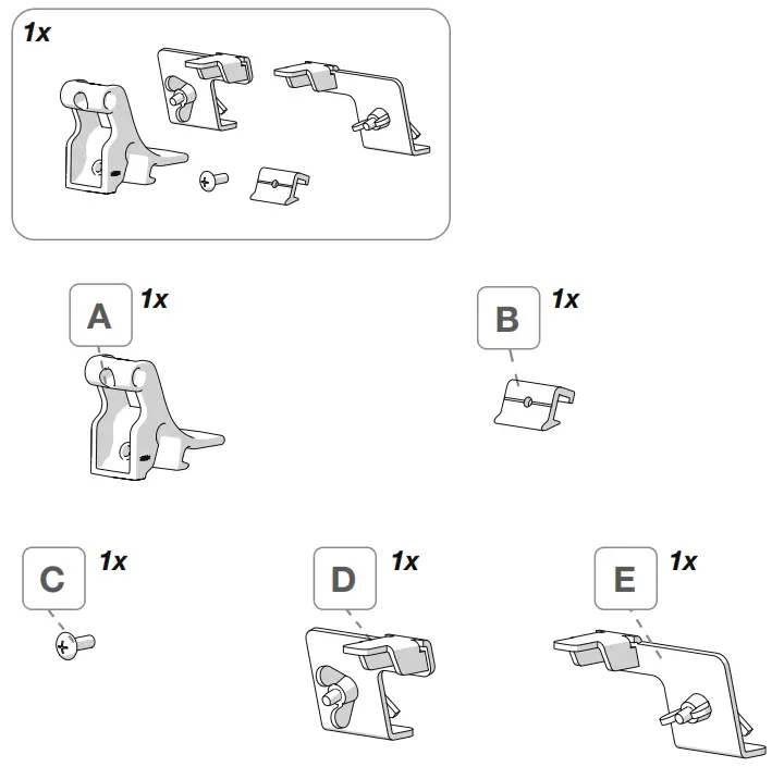 FIAMMA 98661-017 Kit Side F80s - FIG 2