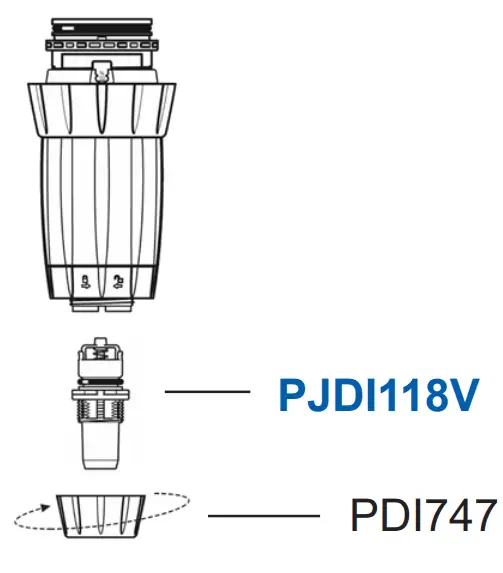 DOSATRON PJDI122V 14 GPM Viscous Injection Seal Kit - FIG 3