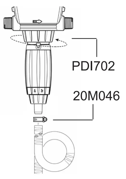 DOSATRON PJDI122V 14 GPM Viscous Injection Seal Kit - FIG 7