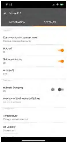 testo 417 Digital Vane Anemometer - FIGURE 10