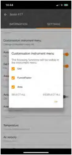 testo 417 Digital Vane Anemometer - FIGURE 11