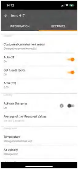 testo 417 Digital Vane Anemometer - FIGURE 8
