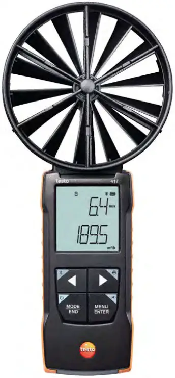 testo 417 Digital Vane Anemometer