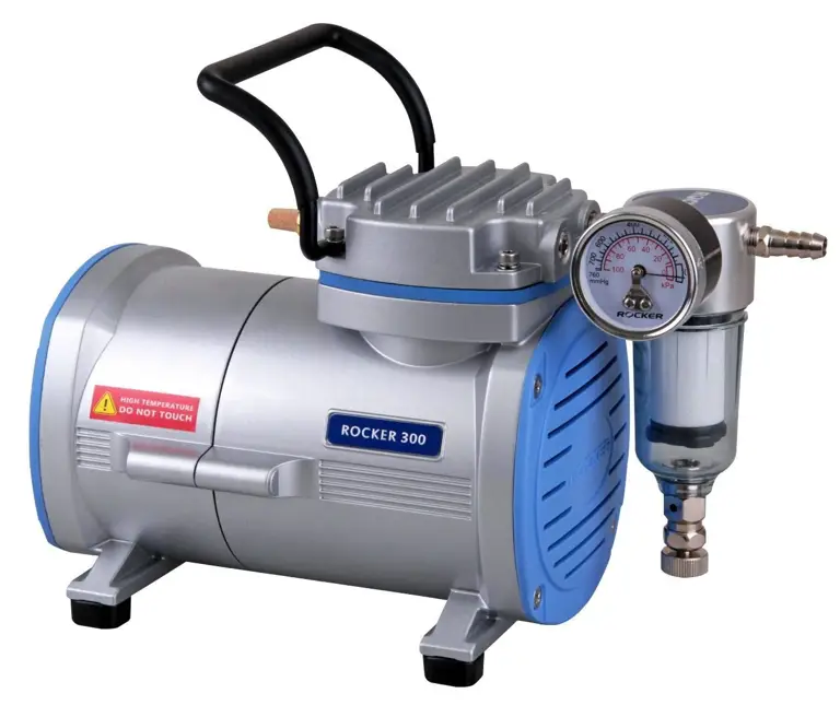 Rocker 300C PTFE Coated Chemical Resistant Vacuum Pump-