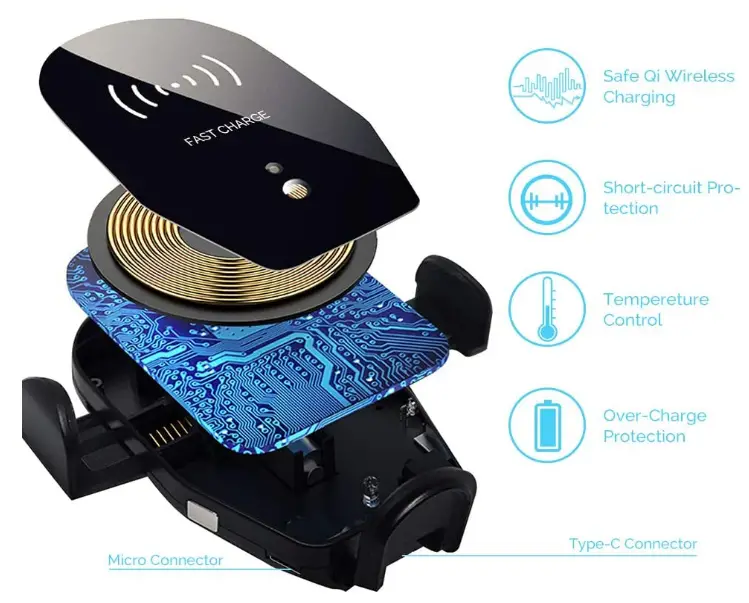 Mikikin-X8-Wireless-Car-Charger-Mount-fig-3