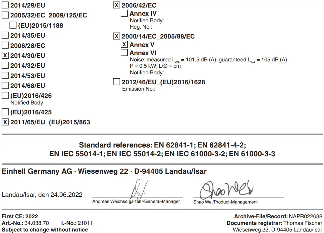 Einhell GC HH 5056 Electric Pole Hedge Trimmer - Signeture