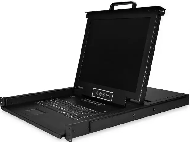 StarTech RKCONS1716K 16-Port VGA Rackmount LCD Console-FIG1