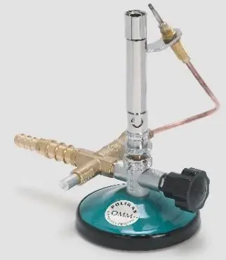 OMM Bunsen Burner Teclu Type 16 x 170 mm - BURNER SEKUR