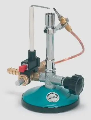 OMM Bunsen Burner Teclu Type 16 x 170 mm - BURNER SEKUR1