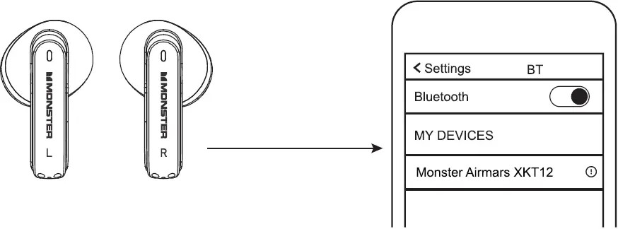 MONSTER Airmars XKT12 Wireless Gaming Headphones 06