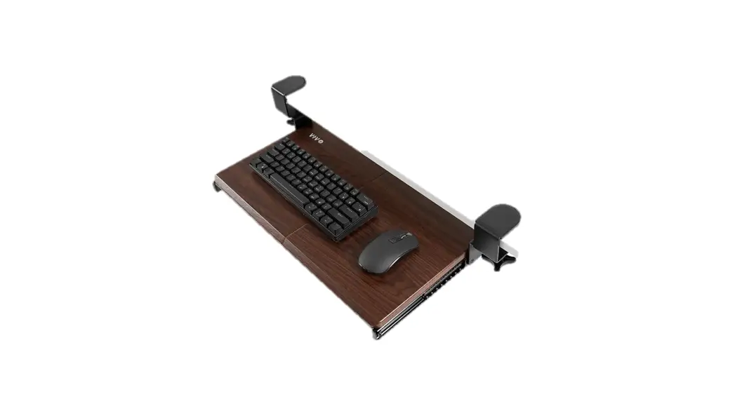 Vivo Mount-kb05es-a Light Wood Clamp-on Small Keyboard Tray Instruction Manual