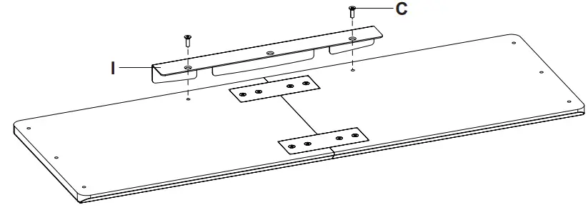 VIVO MOUNT KB05ES A Light Wood Clamp-on Small Keyboard Tray - STEP2