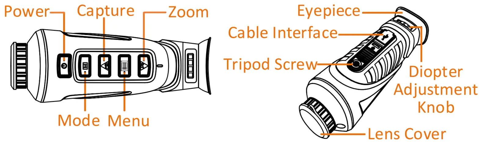 HIKMICRO OWL OHX5 Handheld Thermal Monocular -fig