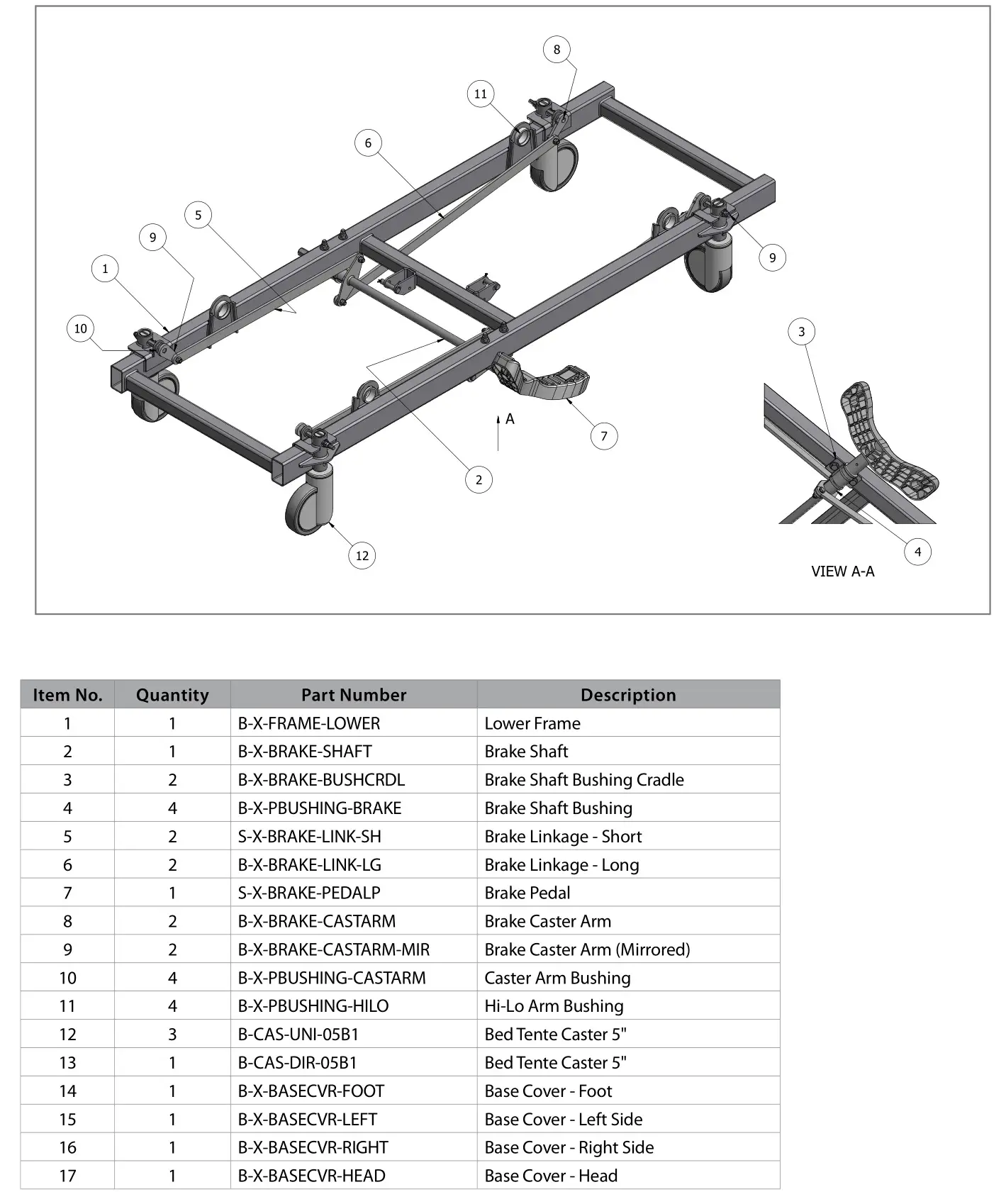 Amico Apollo MS Scale - Components List 4