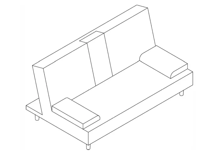 Ovela Bonita Pintuck Sofa Bed