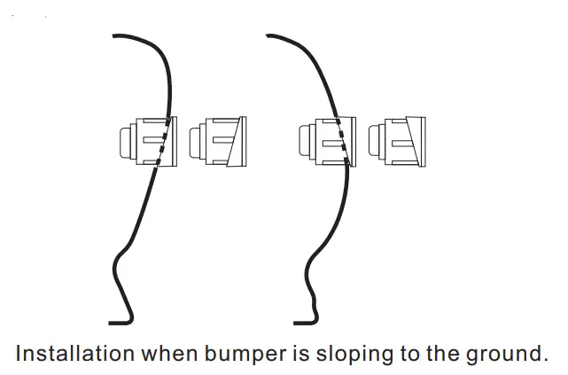 axis APS401T 12 Parking Sensor System-Installation diagram